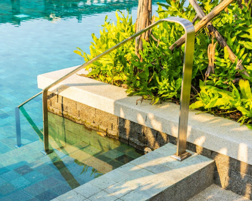 Durable and stylish pool tiles improving pool appearance