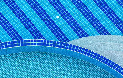 Mosaic pool tile installation process by D&D Tiling and Renovations